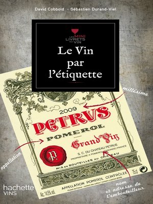 cover image of Le vin par l'étiquette